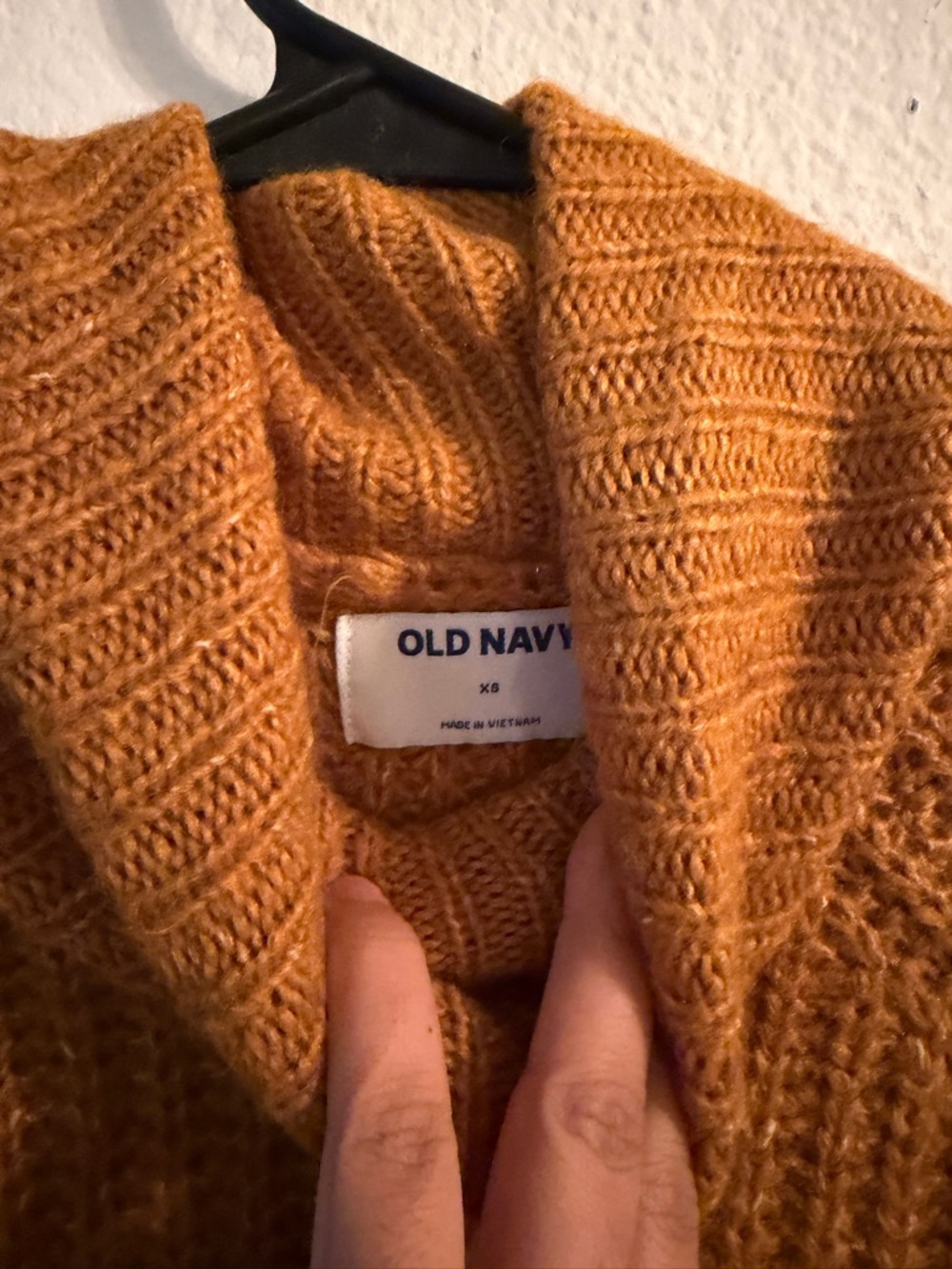 Old Navy Ribbed Turtleneck Sweater - Mustard Yellow - Picture 2 of 3